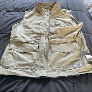 Eddie Bauer Sage Green Trekker Vest